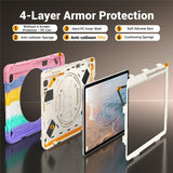 Samsung Galaxy Tab S12+ (Plus) EIDERWOOD Hybrid Rugged Case w. Kickstand - Multi