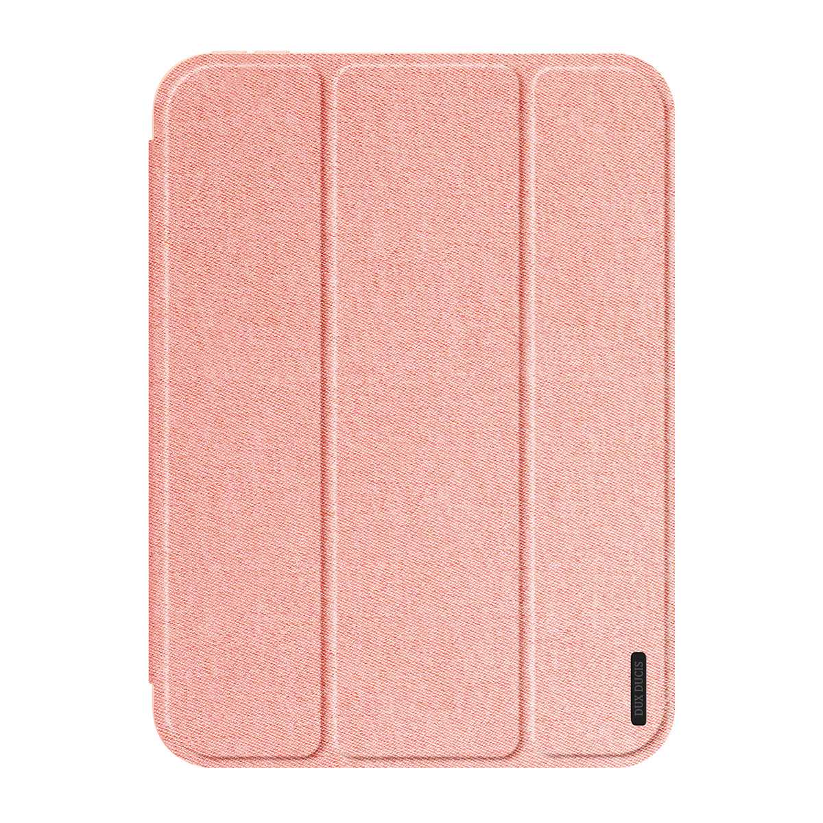 iPad Mini (2026) 8th Gen. DUX DUCIS DOMO Tri-Fold Faux Leather Flip Case - Pink