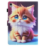 iPad Mini (2026) 8th Gen. EIDERWOOD Faux Leather Flip Case with Card Holder - Cat