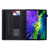 iPad Mini (2026) 8th Gen. EIDERWOOD Faux Leather Flip Case with Card Holder - Tiger