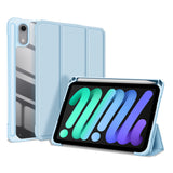 iPad Mini (2026) 8th Gen. DUX DUCIS TOBY Tri-Fold Faux Leather Flip Case with Stand - Blue