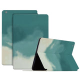 EIDERWOOD iPad 4 / 3 / 2 Faux Leather Flip Case with Pattern - Green