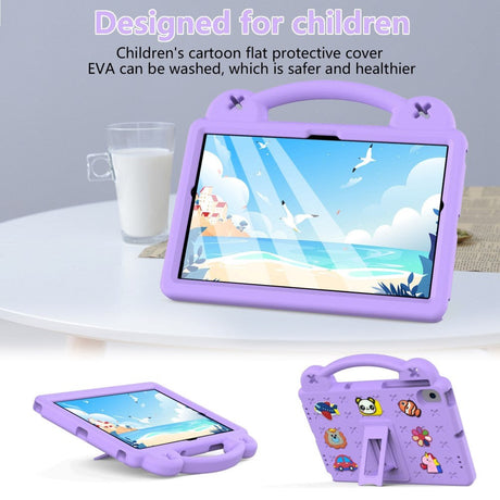 Lenovo Tab M10 (3. Gen) 10.1" (TB-328F/TB-328X) Kids Case w. Kickstand & Hand Holder - Purple