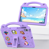 Lenovo Tab M10 (3. Gen) 10.1" (TB-328F/TB-328X) Kids Case w. Kickstand & Hand Holder - Purple