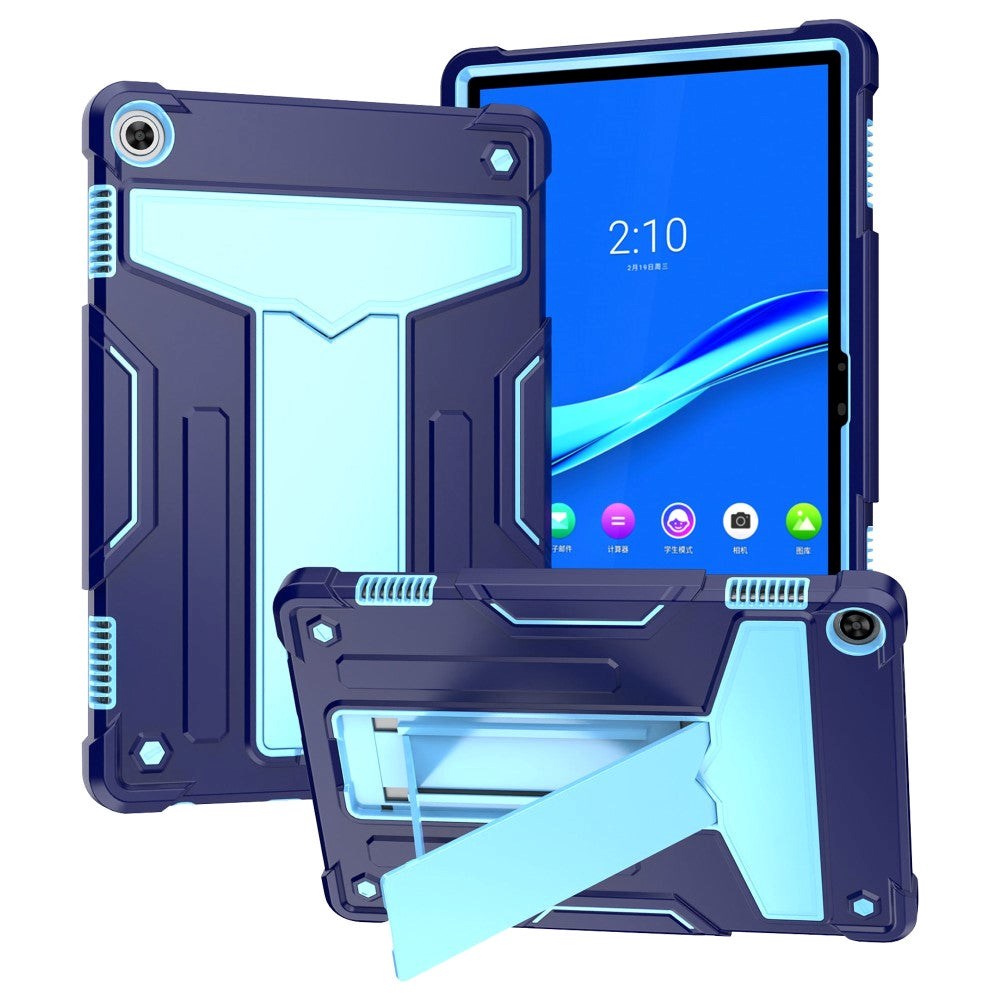 Lenovo Tab M10 (3. Gen) 10.1" (TB-328F/TB-328X) Tough Case w. Kickstand - Blue / Light Blue