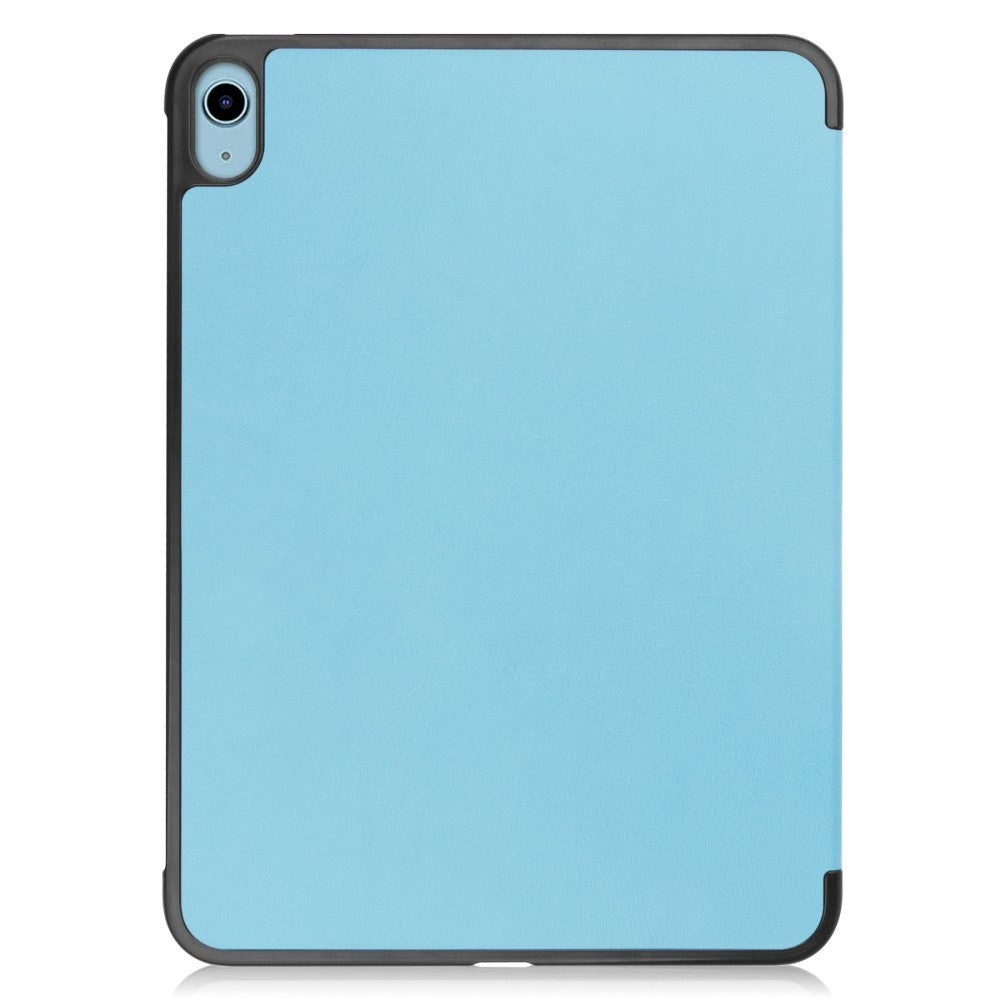 Apple iPad 10.9" (2022) PU Leather Flip Case w. Stand - Sky Blue