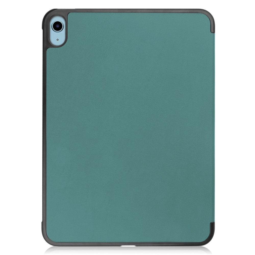 Apple iPad 10.9" (2022) PU Leather Flip Case w. Stand - Green