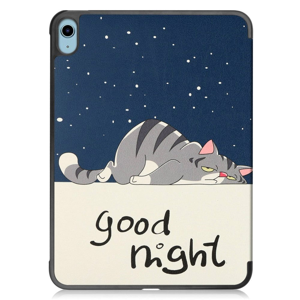 iPad 10.9" (2022) Leather Tri-fold Case - "Good Night"