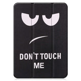 iPad 10.9" (2022) Leather Tri-fold Case - "Don't Touch Me"