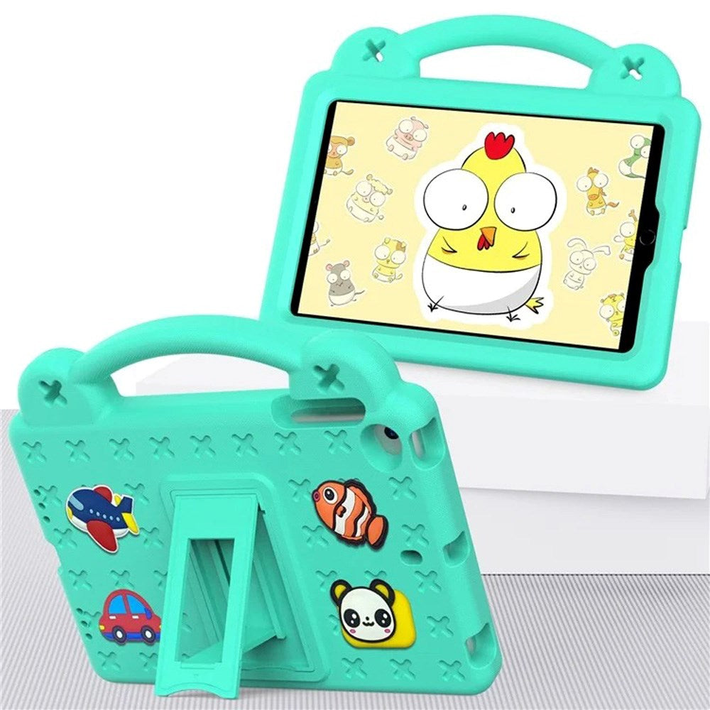 EIDERWOOD - iPad Mini (2019/2015/2014/2013/2012) Kids Case with Kickstand & Hand Holder - Green