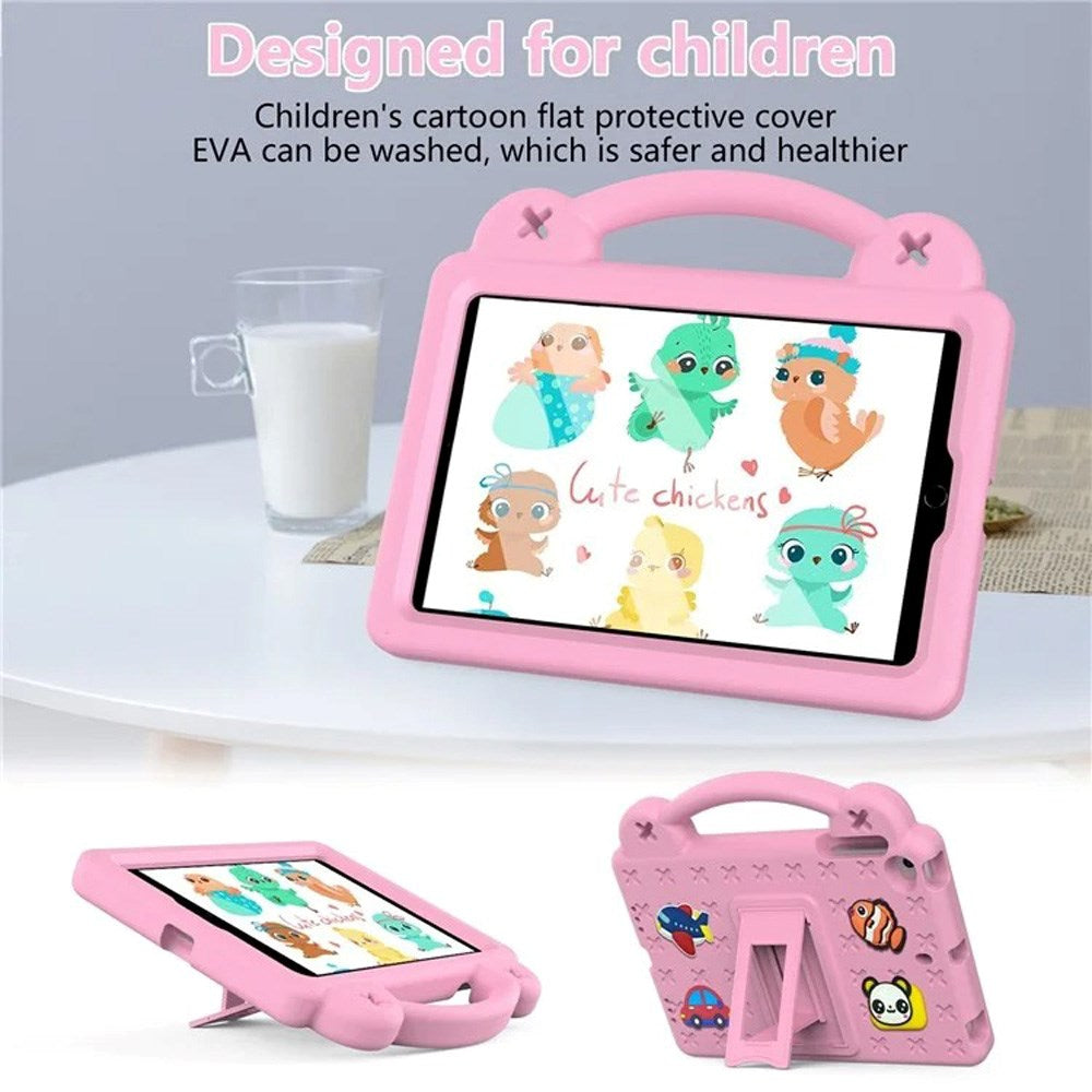 EIDERWOOD - iPad Mini (2019/2015/2014/2013/2012) Kids Case with Kickstand & Hand Holder - Pink