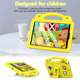 EIDERWOOD - iPad Mini (2019/2015/2014/2013/2012) Kids Case with Kickstand & Hand Holder - Yellow