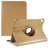 EIDERWOOD iPad 10.9" (2024/2022) Classic Leather Case w. 360⁰ Standing Function - Khaki