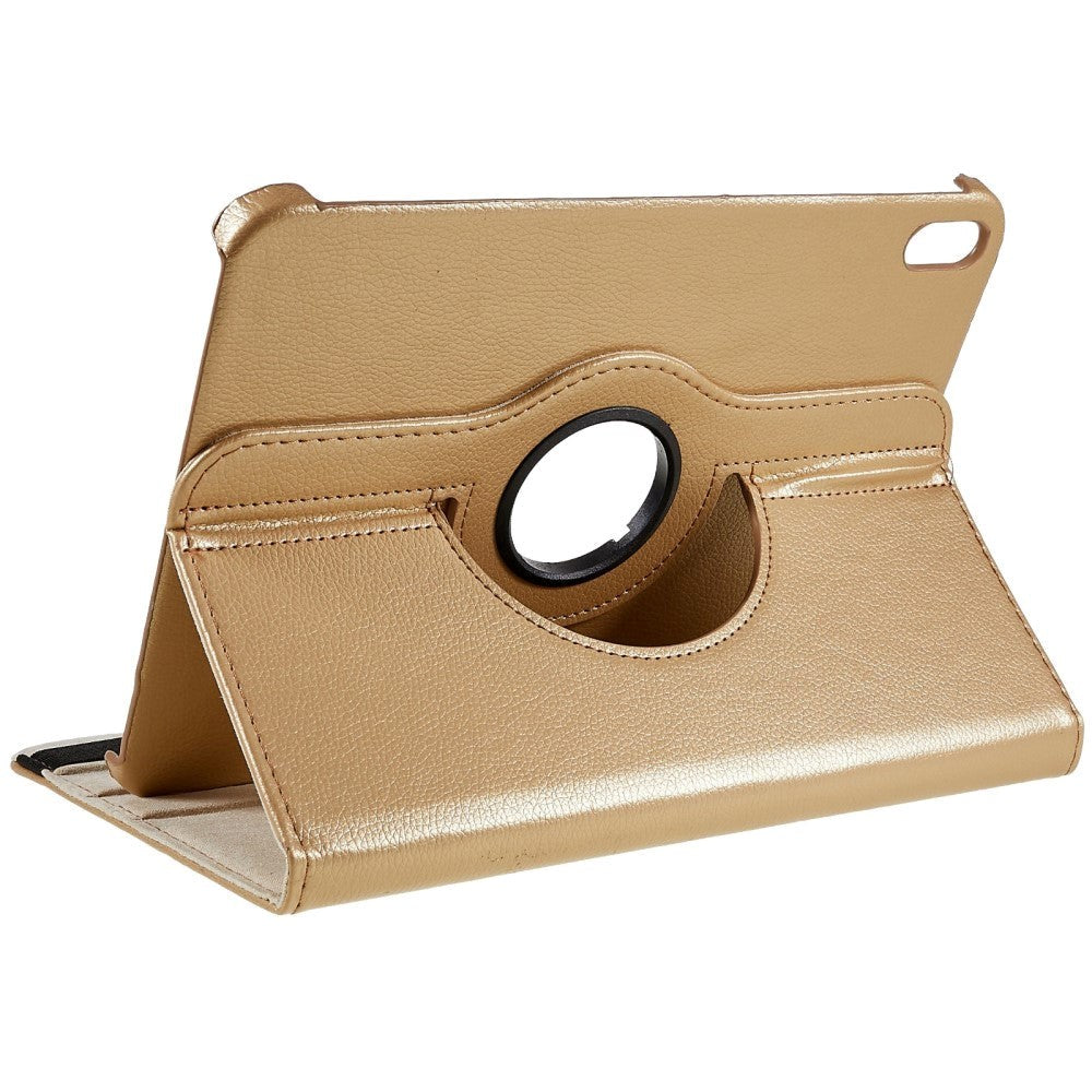 EIDERWOOD iPad 10.9" (2024/2022) Classic Leather Case w. 360⁰ Standing Function - Khaki