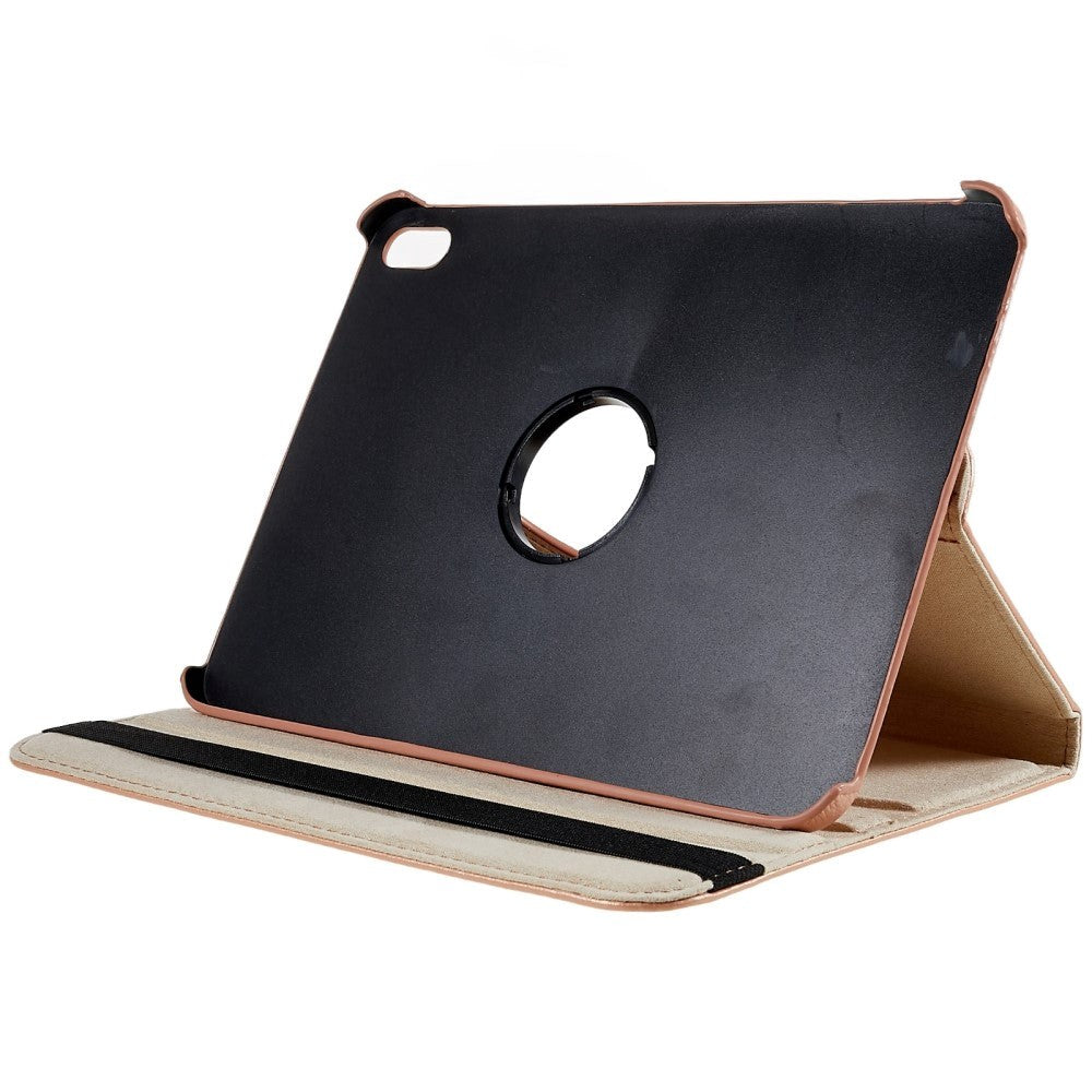 EIDERWOOD iPad 10.9" (2022) Classic Leather Case w. 360⁰ Standing Function - Rose Gold