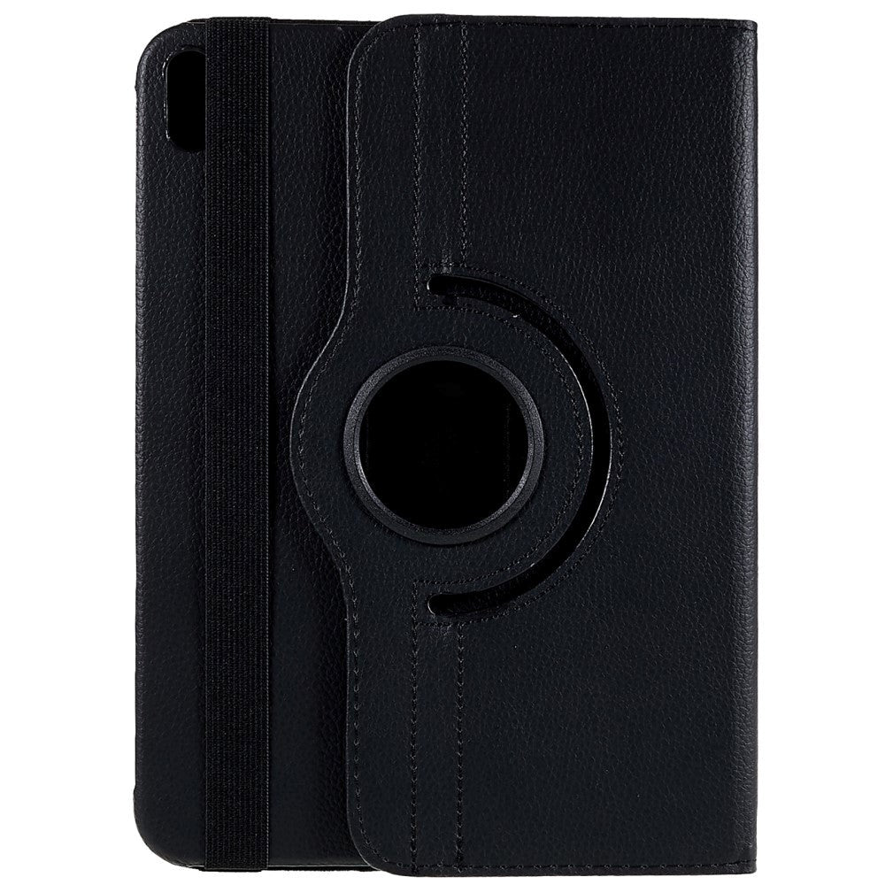 EIDERWOOD iPad 10.9" (2024/2022) Classic Leather Case w. 360⁰ Standing Function - Black