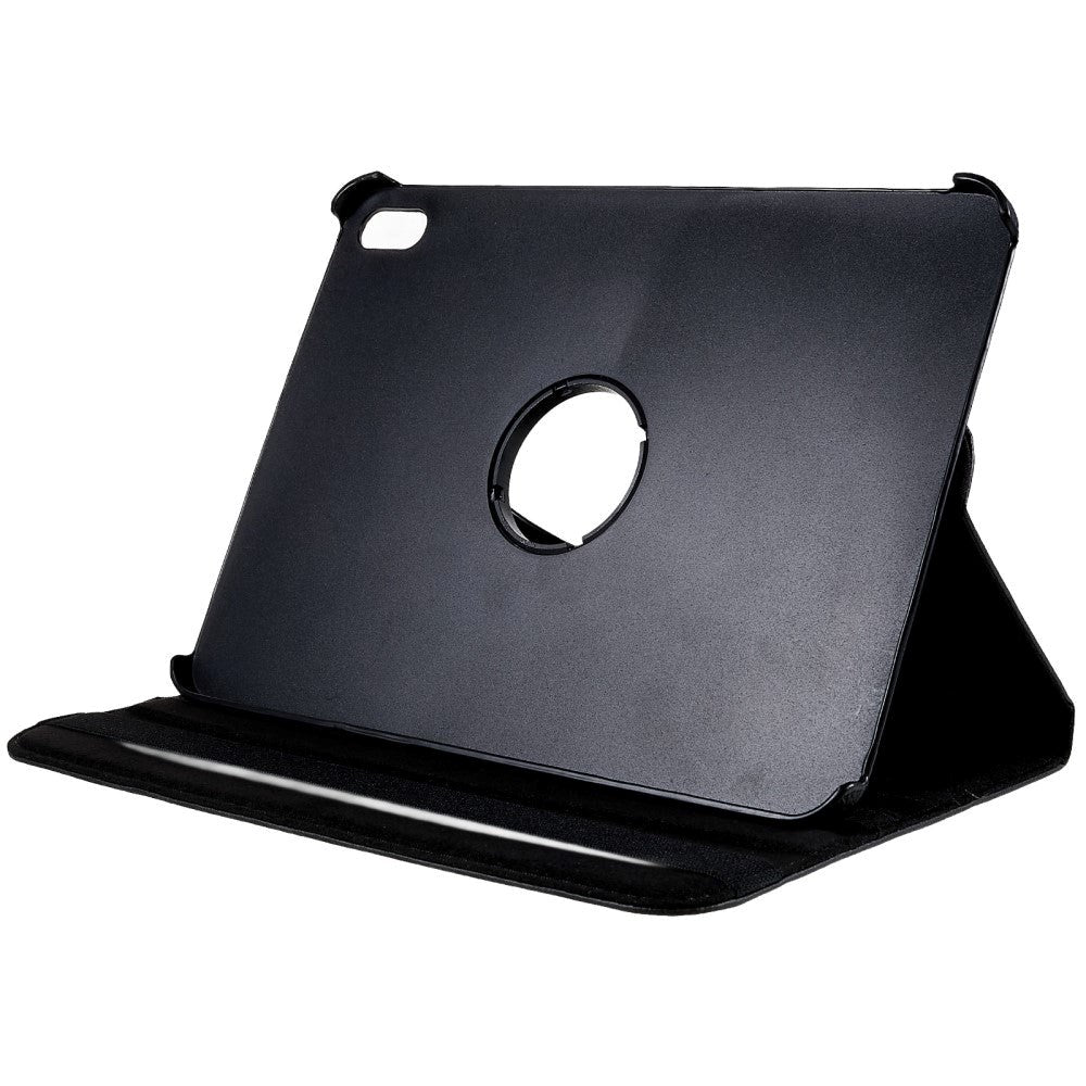 EIDERWOOD iPad 10.9" (2024/2022) Classic Leather Case w. 360⁰ Standing Function - Black