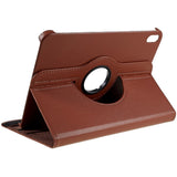 EIDERWOOD iPad 10.9" (2024/2022) Classic Leather Case w. 360⁰ Standing Function - Brown