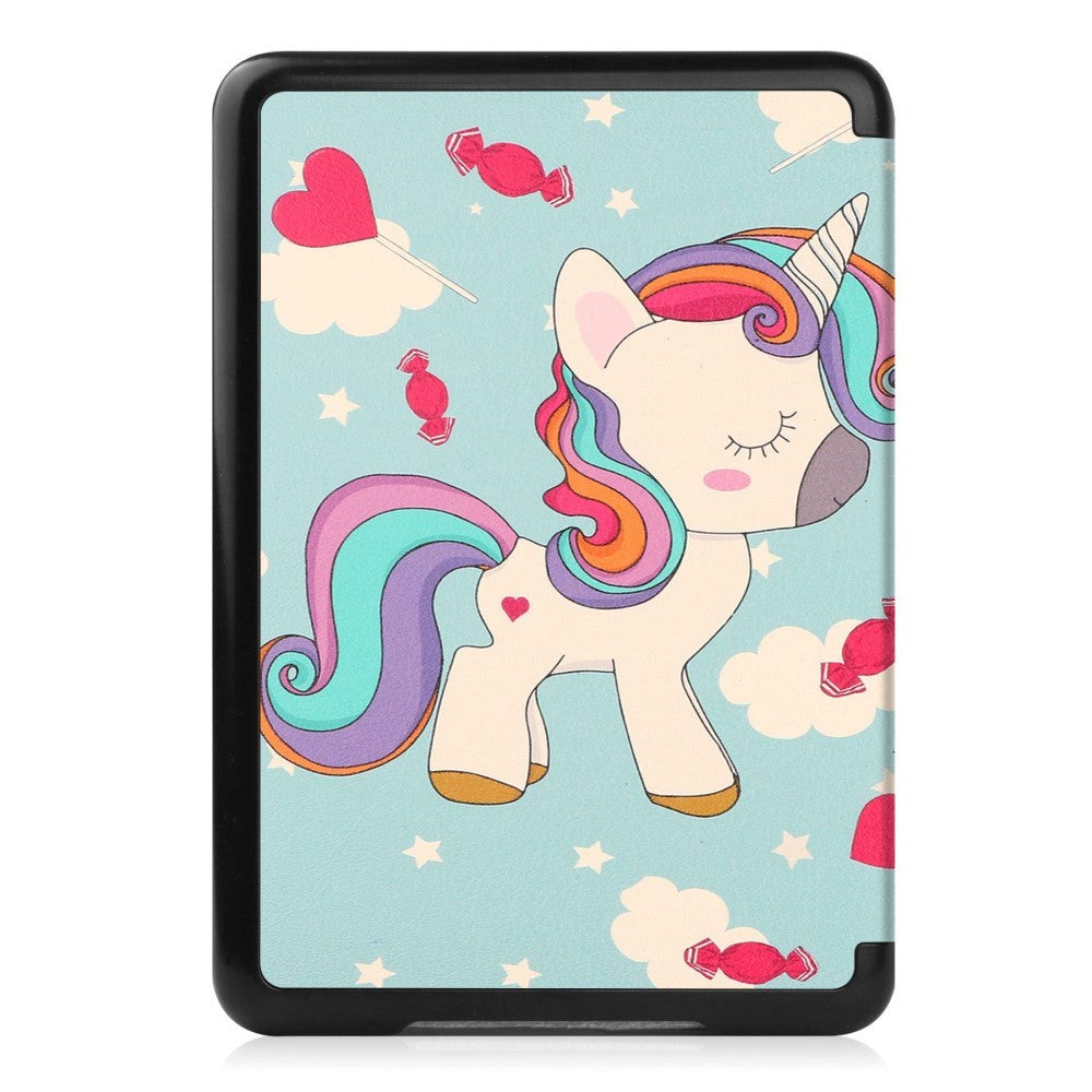 Amazon Kindle 11th Generation (2022) PU Leather Flip Case w. Seelp/ Wake-up Function - Unicorn