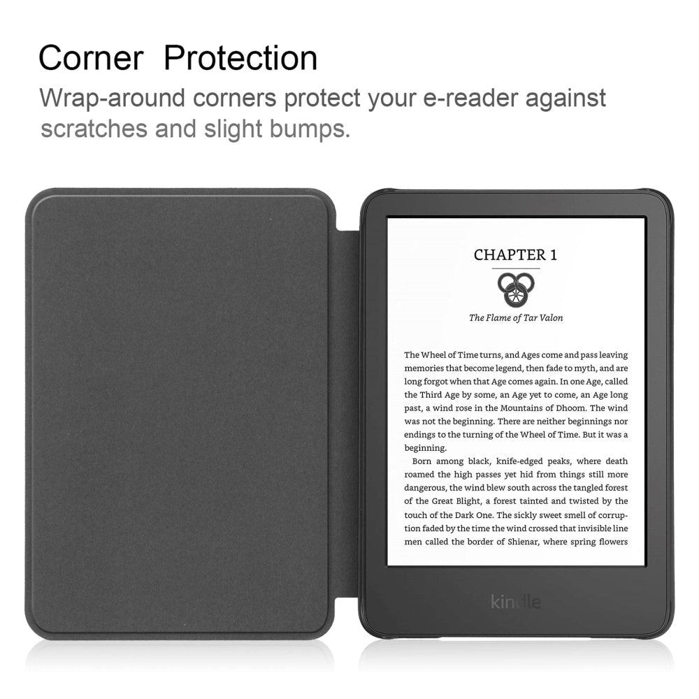 Amazon Kindle 11th Generation (2022) Flip Case w. Sleep / Wake-up Function - Black