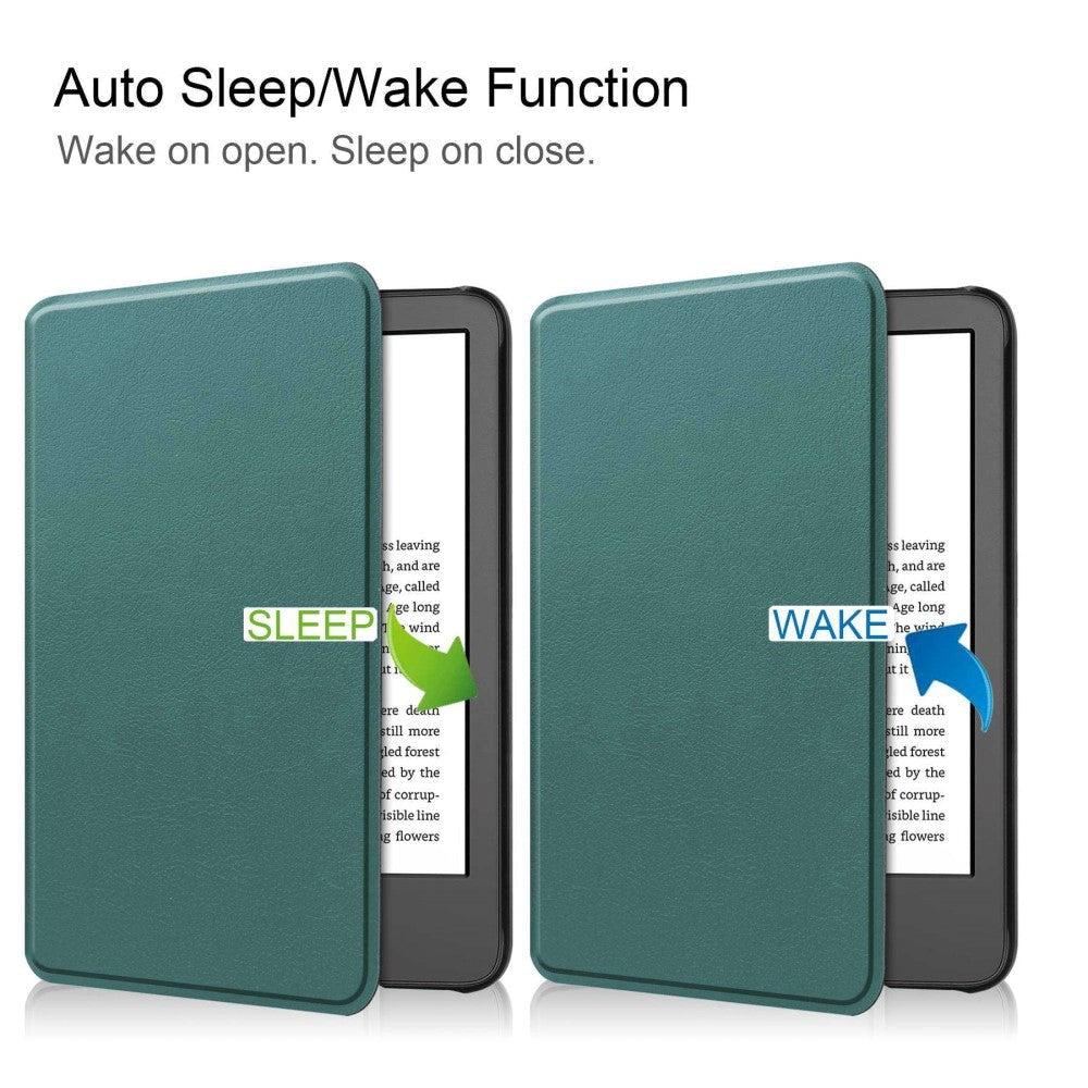 Amazon Kindle 11th Generation (2022) Flip Case w. Sleep / Wake-up Function - Green