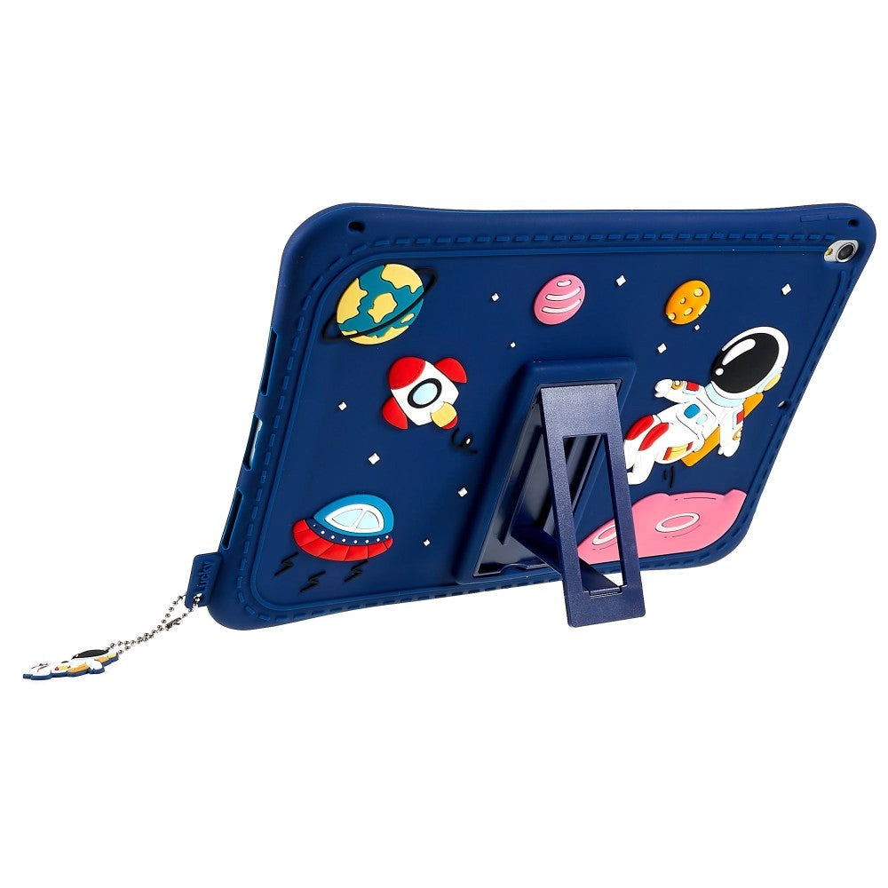 iPad 10.2" (2021 / 2020 / 2019) / iPad Pro 10.5 / iPad Air (2019) Kids Case w. Stand & Cartoon - Dark Blue