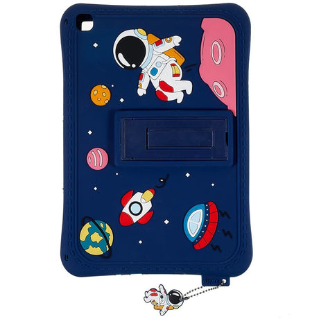 EIDERWOOD Samsung Galaxy Tab S6 Lite (2020-2024) Kids Case w. Stand & Cartoon - Dark Blue