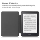 Kobo Clara 2E PU Leather Flip Case w. Seelp/ Wake-up Function - "Don't Touch Me"