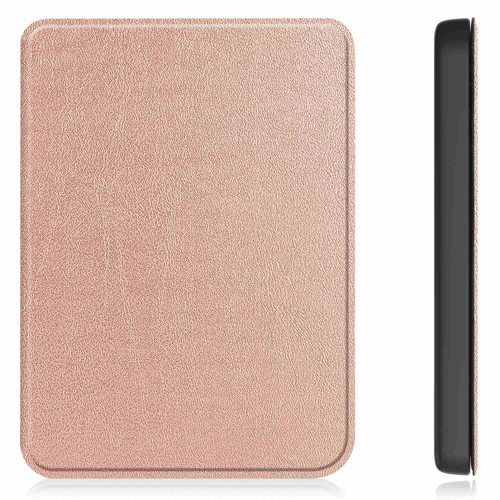 Kobo Clara 2E Faux Leather Flip Case - Rose Gold