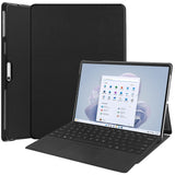 Microsoft Surface Pro 9 Leather Case w. Stand - Black