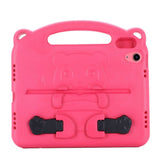 iPad 10.9" (2022) Kids Case - Panda Kickstand Case - Pink