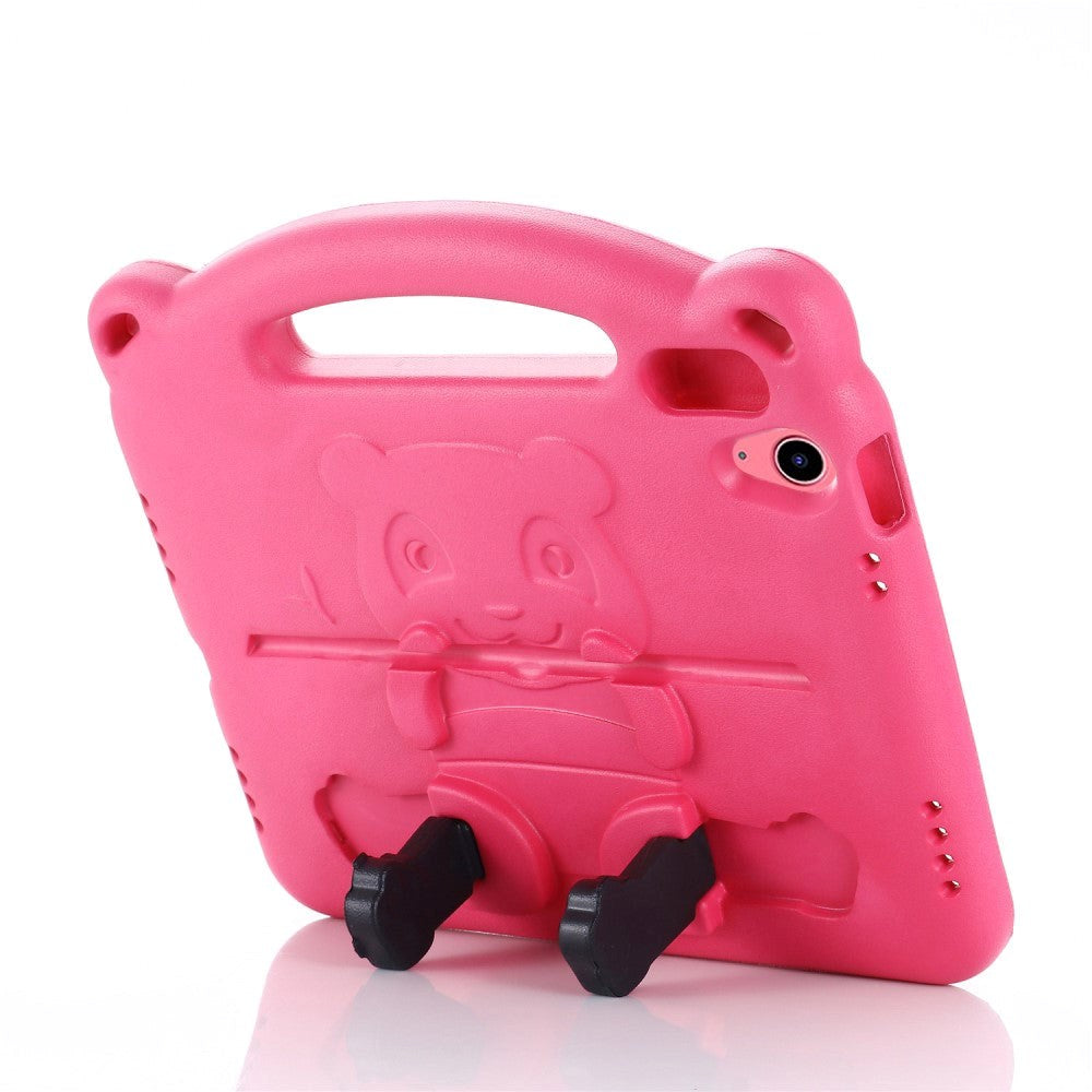 iPad 10.9" (2022) Kids Case - Panda Kickstand Case - Pink