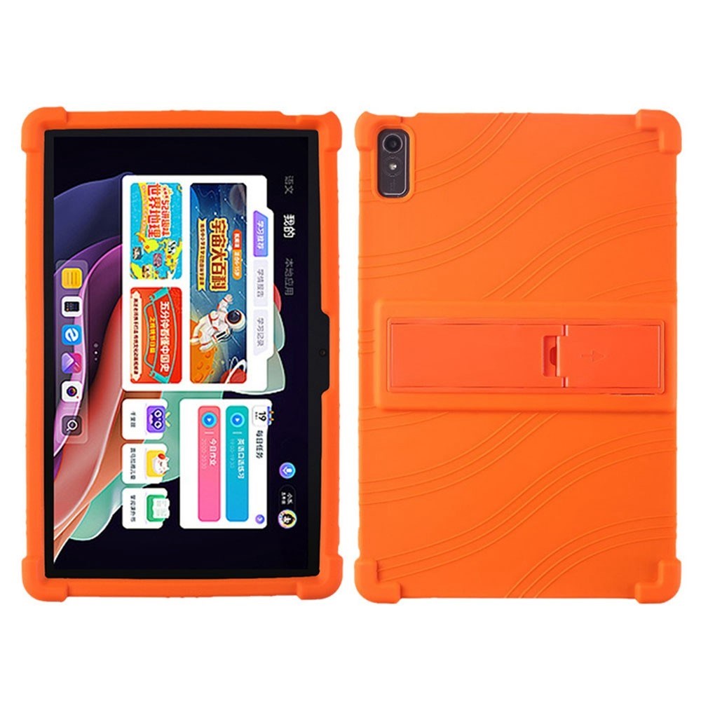 Lenovo Tab P11 Gen. 2 Plus Silicone Case w. Kickstand - Orange