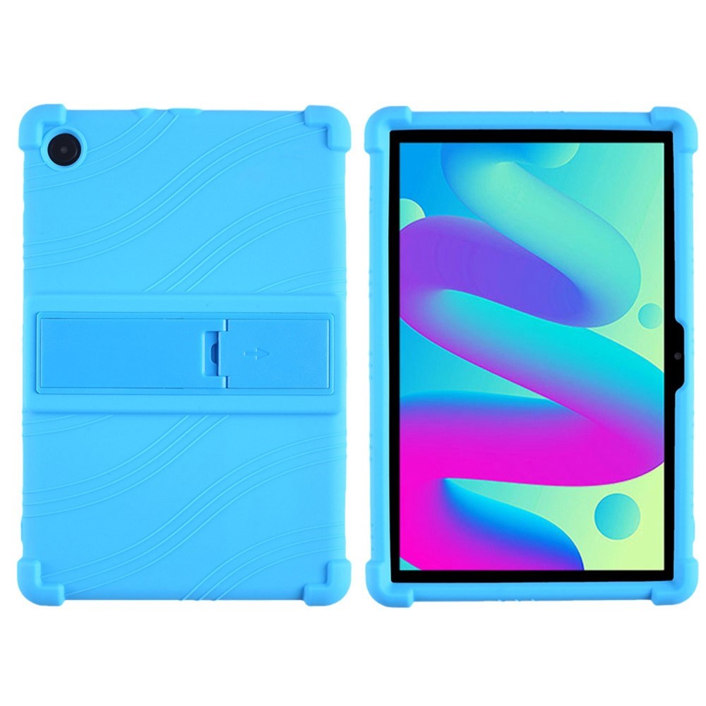 TCL Tab 10L Silicone Case w. Kickstand - Blue