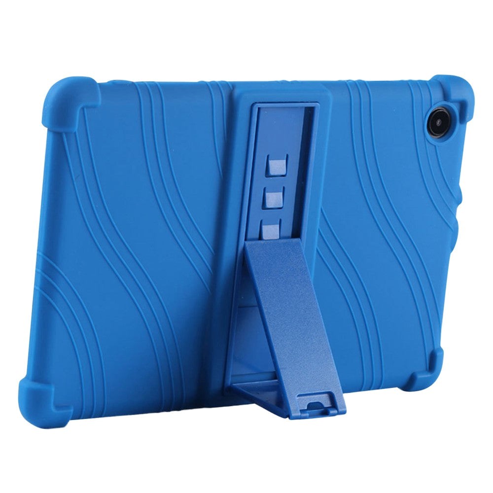 TCL Tab 10L Silicone Case w. Kickstand - Blue