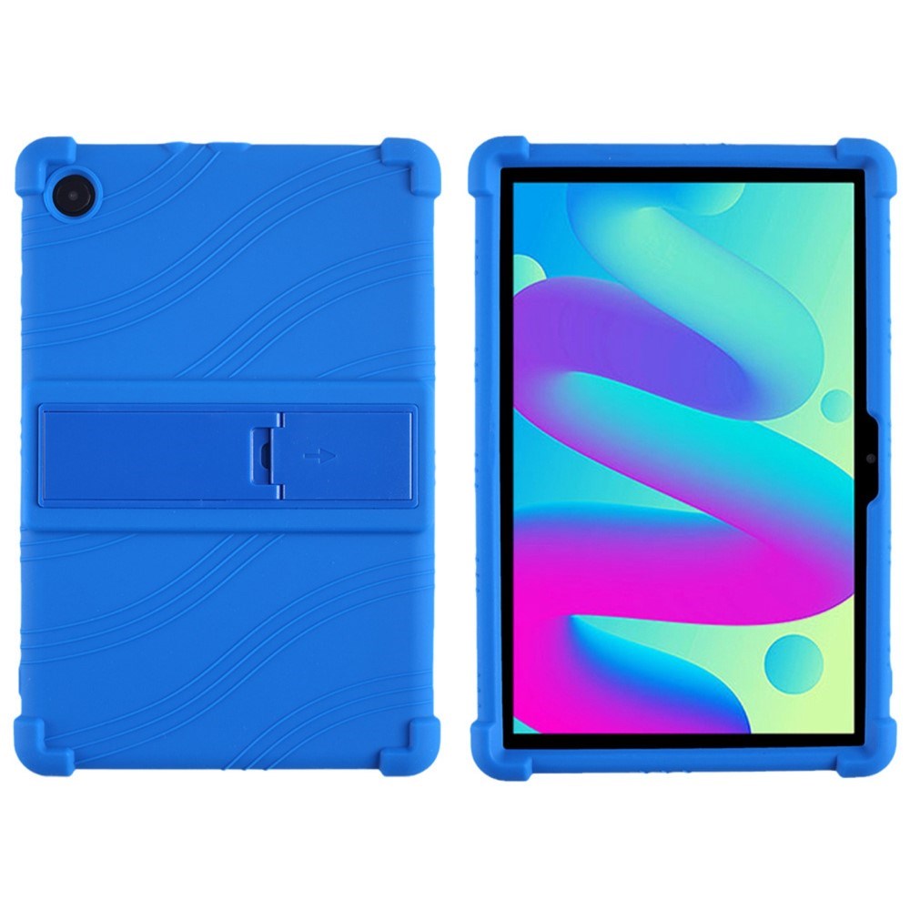 TCL Tab 10L Silicone Case w. Kickstand - Dark Blue