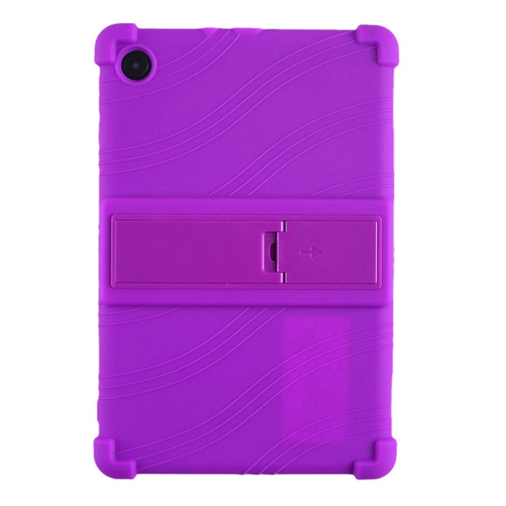 TCL Tab 10L Silicone Case w. Kickstand - Purple