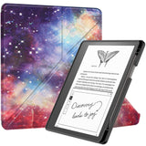 Amazon Kindle Scribe 11th Generation (2022) Origami Leather Flip Case with Pen Holder - Galaxy