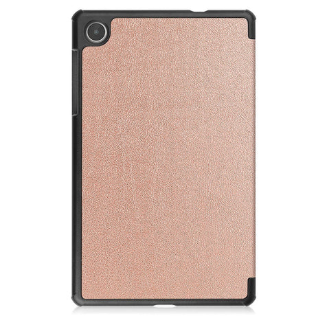 EIDERWOOD Lenovo Tab M8 (4th Gen.) Tri-Fold Faux Leather Flip Case - Rose Gold