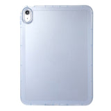 iPad 10.9" (2022) Flexible Plastic Case - Transparent / Blue