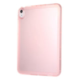 iPad 10.9" (2022) Flexible Plastic Case - Transparent / Pink