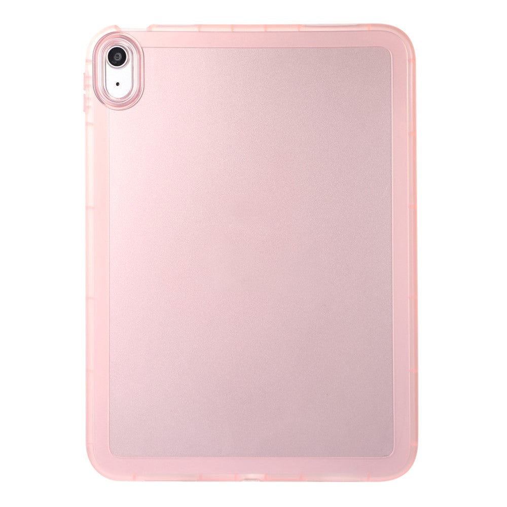 iPad 10.9" (2022) Flexible Plastic Case - Transparent / Pink