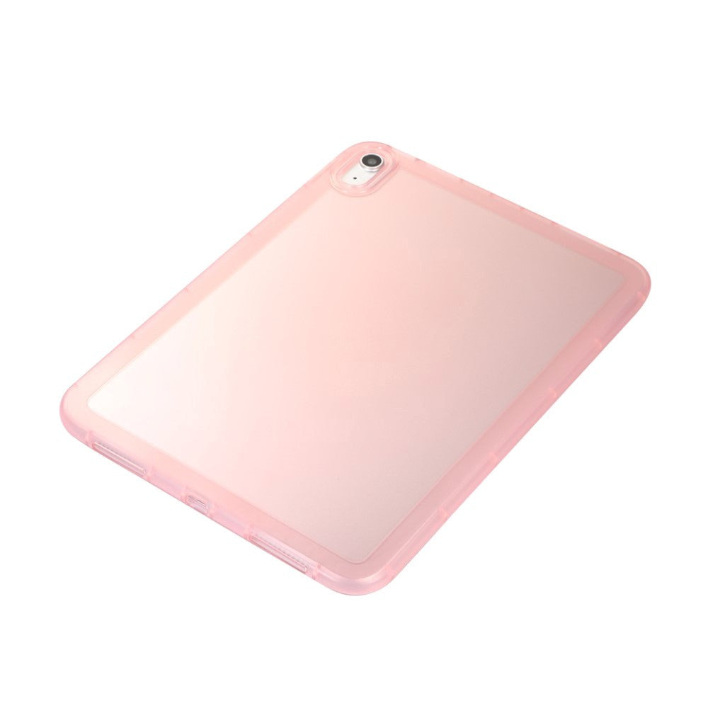 iPad 10.9" (2022) Flexible Plastic Case - Transparent / Pink