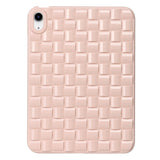 iPad 10.9" (2022) Flexible Plastic Case - Braid Design - Pink