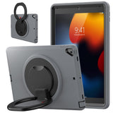 iPad 10.2 (2021 / 2020 / 2019) Craftsman Case w. Kickstand & Hand Holder - Grey