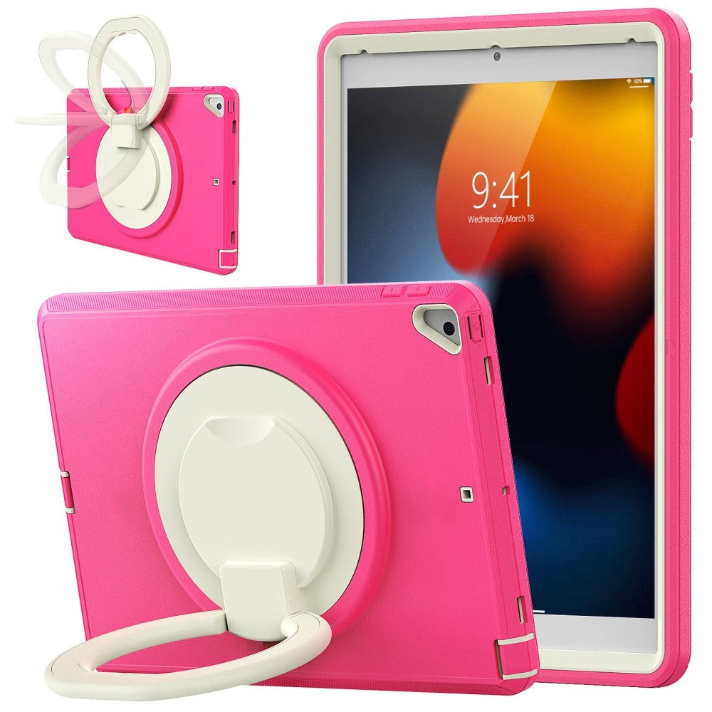 iPad 10.2 (2021 / 2020 / 2019) Craftsman Case w. Kickstand & Hand Holder - Pink