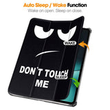 OnePlus Pad / Oppo Pad 2 PU Leather Flip Case W. Kickstand & Wake-up Function - "Don't Touch Me"