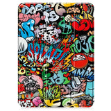 OnePlus Pad / Oppo Pad 2 PU Leather Flip Case W. Kickstand & Wake-up Function - Graffiti