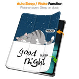 OnePlus Pad / Oppo Pad 2 PU Leather Flip Case W. Kickstand & Wake-up Function - "Good Night"