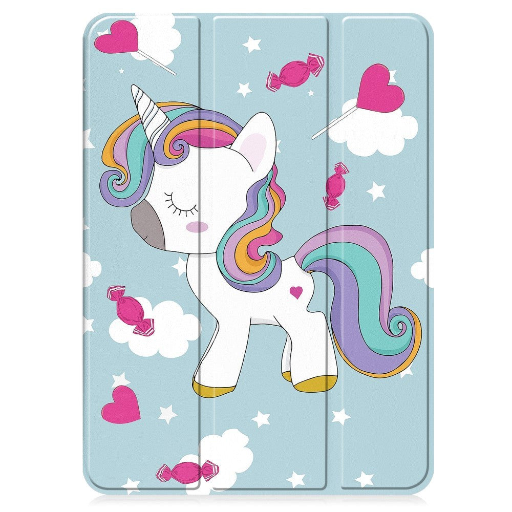 OnePlus Pad / Oppo Pad 2 PU Leather Flip Case W. Kickstand & Wake-up Function - Unicorn